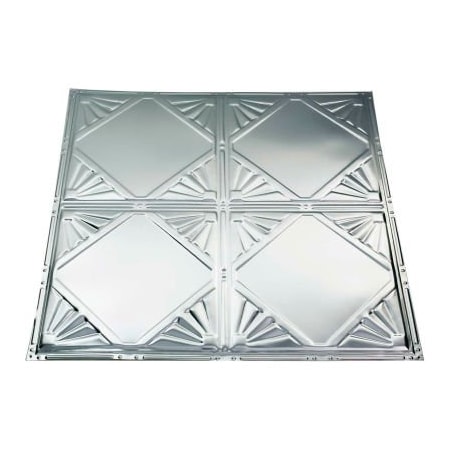 Acoustic Ceiling Products Great Lakes Tin Erie 2' X 2' Lay-in Tin Ceiling Tile in Unfinished - Y56-03